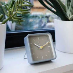 Alarm Clock With Stand - Grey