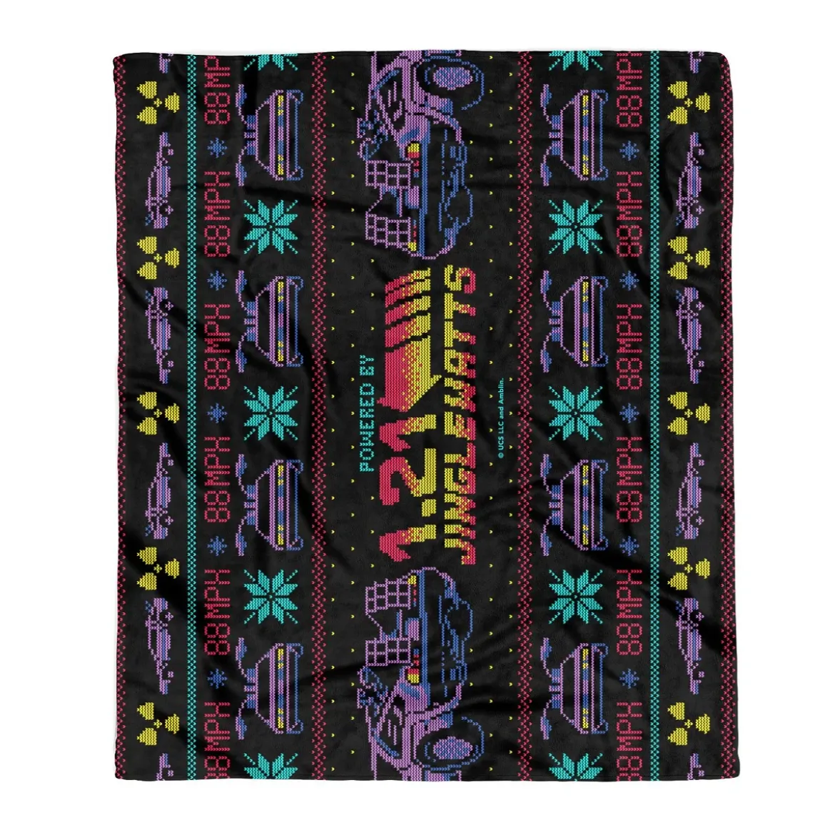Back To The Future Jingle Watts Fleece Blanket