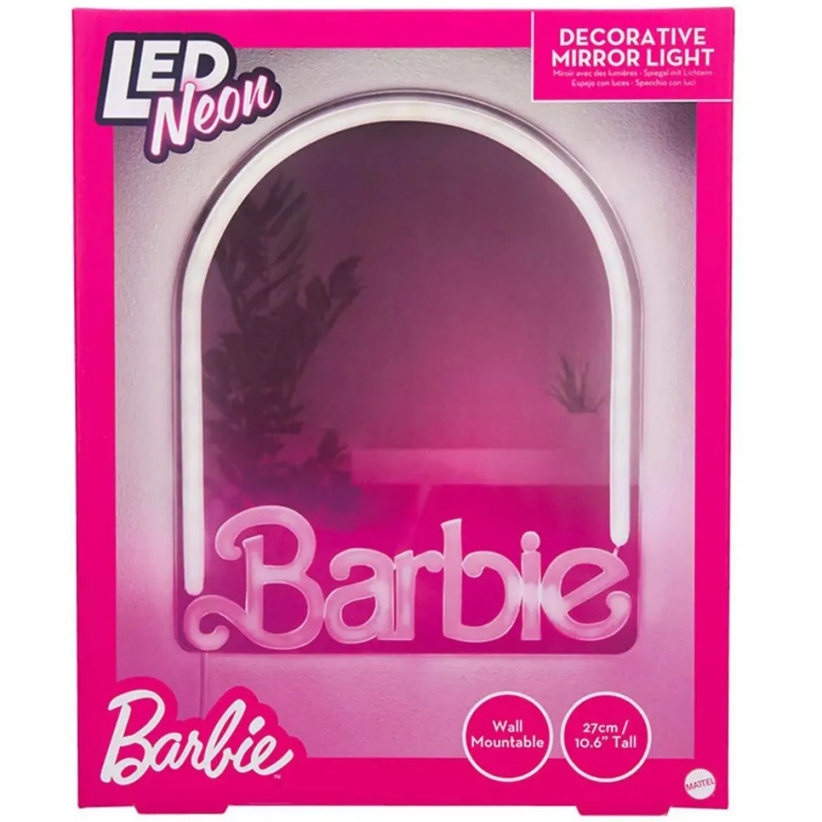 Barbie Barbie Wall Mountable Led Neon Mirror