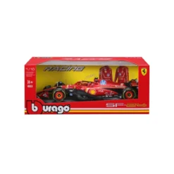 Bburago F1 2024 Ferrari SF-24 Leclerc With Helmet 1:18 Scale Model
