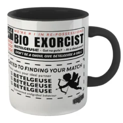 Beetlejuice Sandworm Instructional Mug