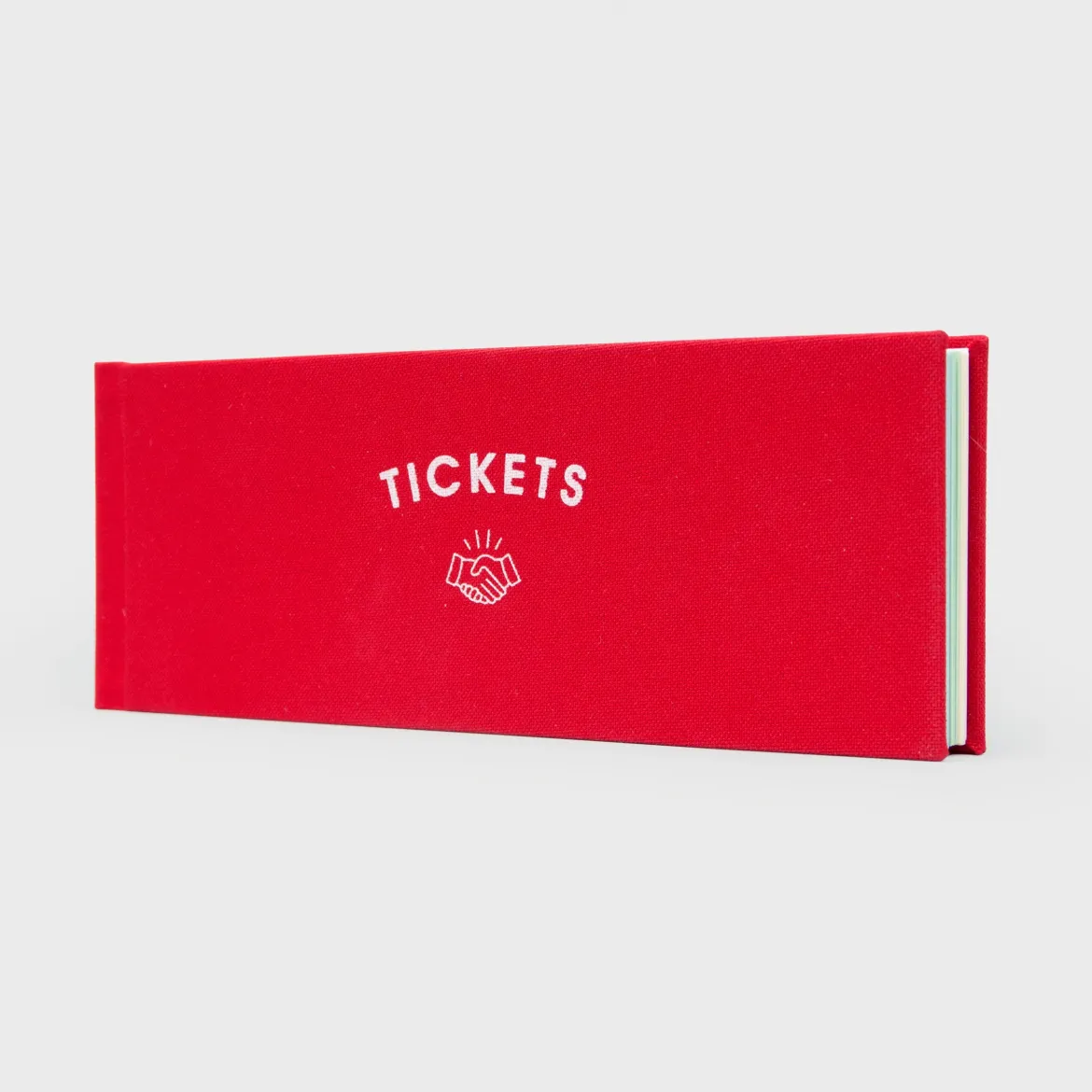 Blank Ticket Book
