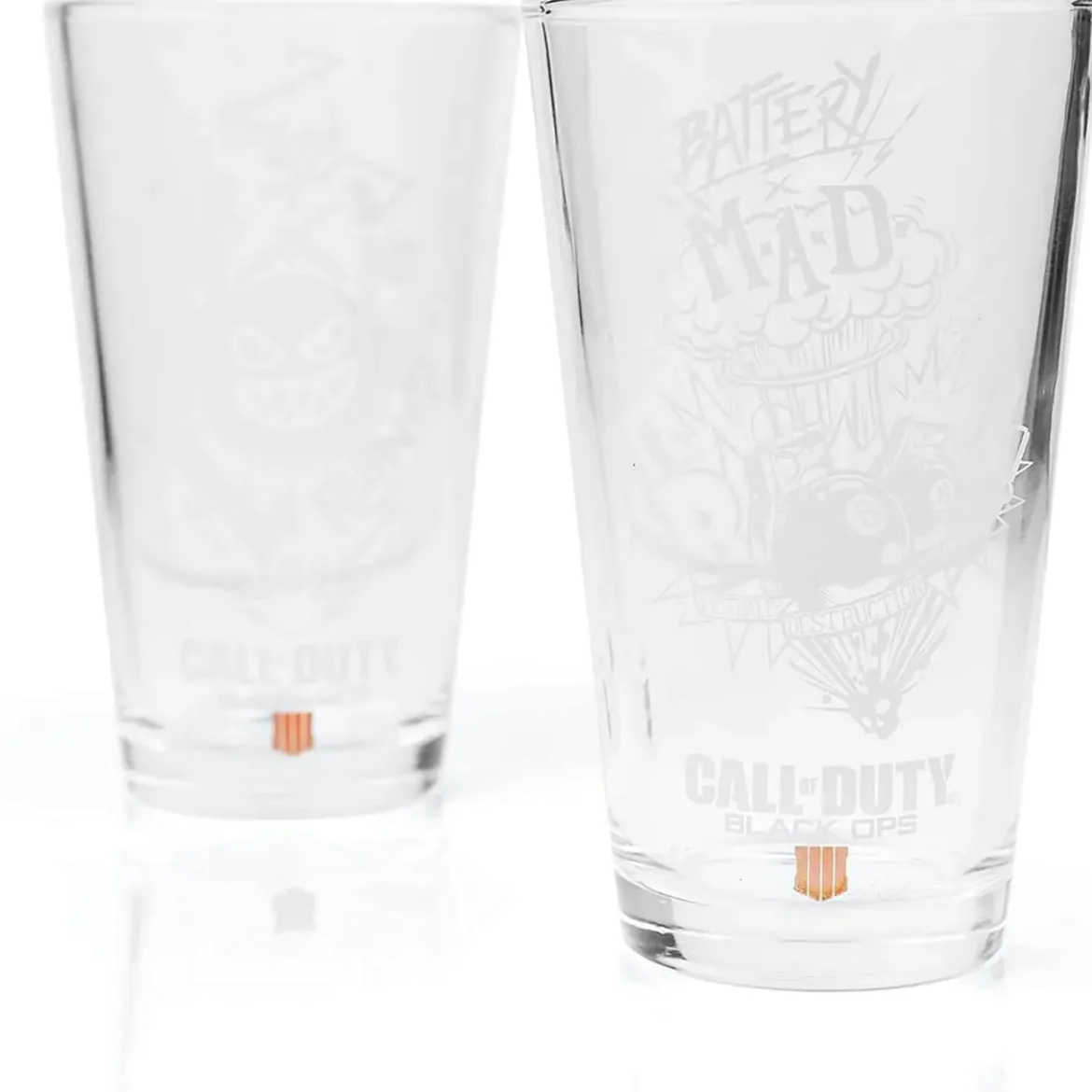 Call of Duty Two Pack of Glasses in a Presentation Box