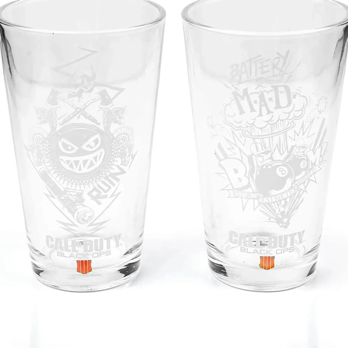 Call of Duty Two Pack of Glasses in a Presentation Box