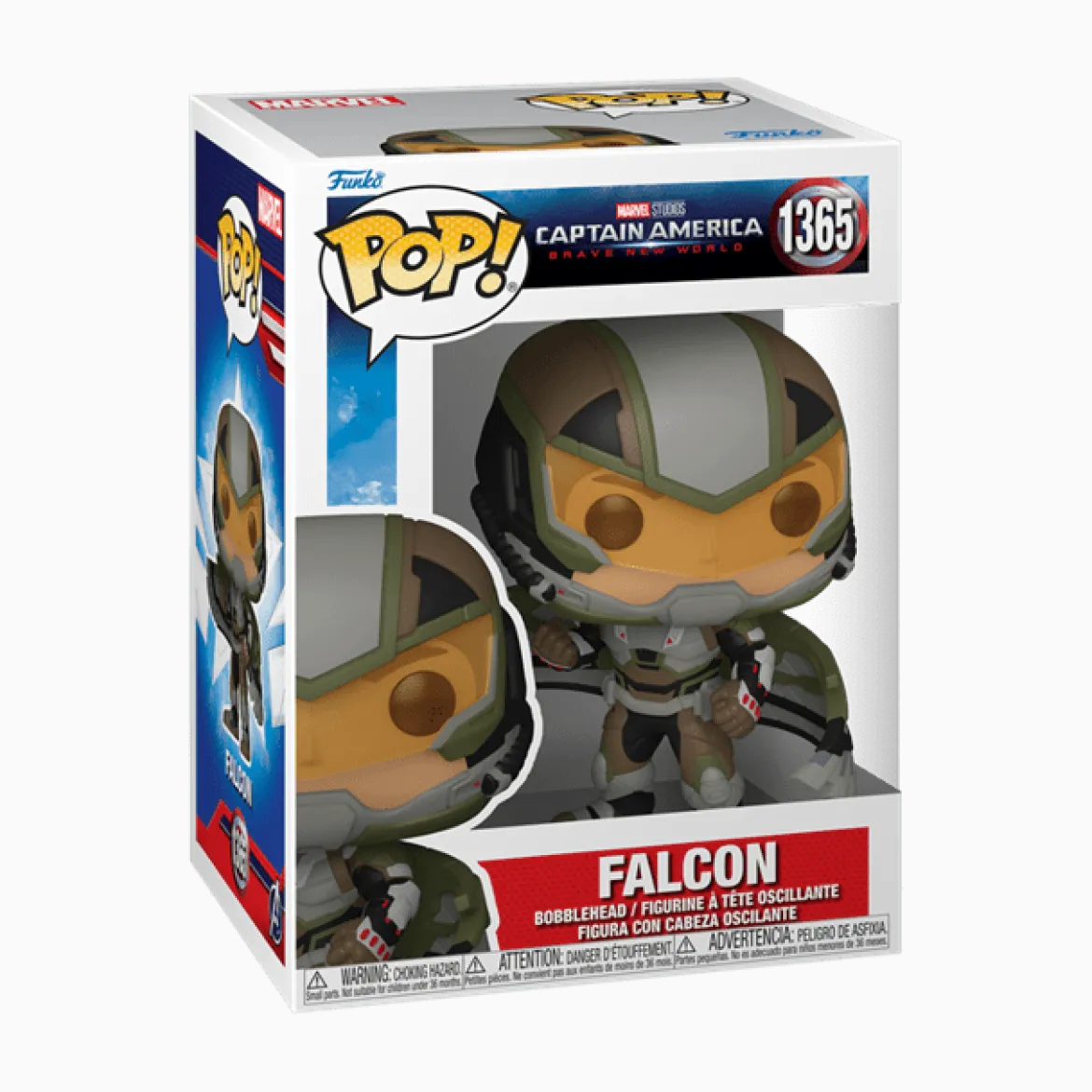 Captain America Black and White Falcon Funko Pop! Marvel Comics Vinyl Figure
