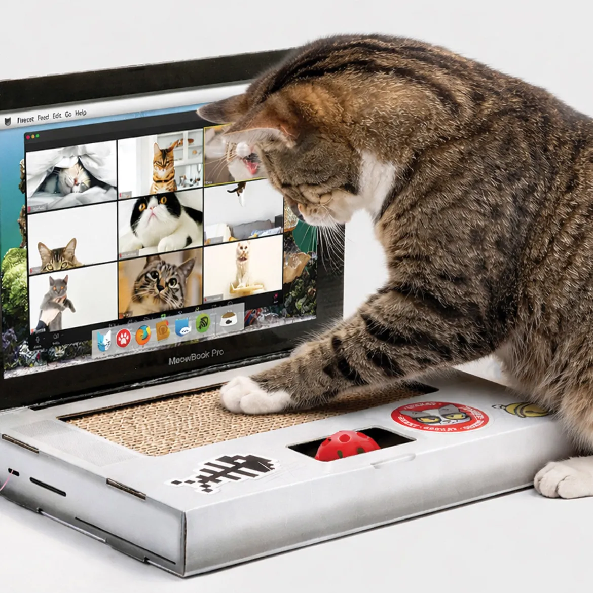 CAT SCRATCH LAPTOP