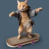 Cat Scratch Skateboard