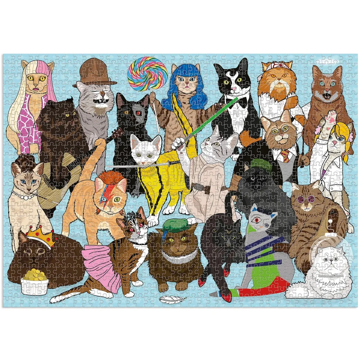 Celebri Cats Jigsaw Puzzle