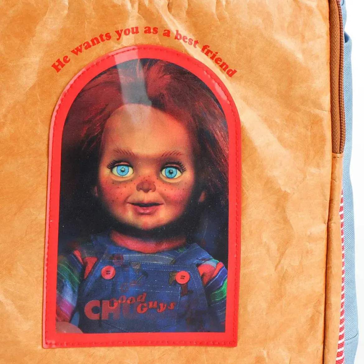 Chucky Faux Leather Casual Fashion Backpack