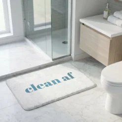 Clean AF Bath Mat