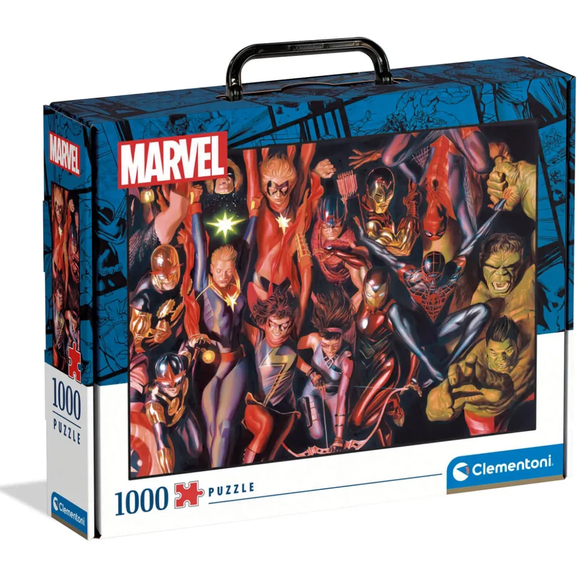 Clementoni Marvel Briefcase 1000 Piece Jigsaw Puzzle