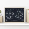 Constellation Scratch Poster