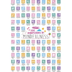 100 Day Mindfulness Challenge Scratch Poster
