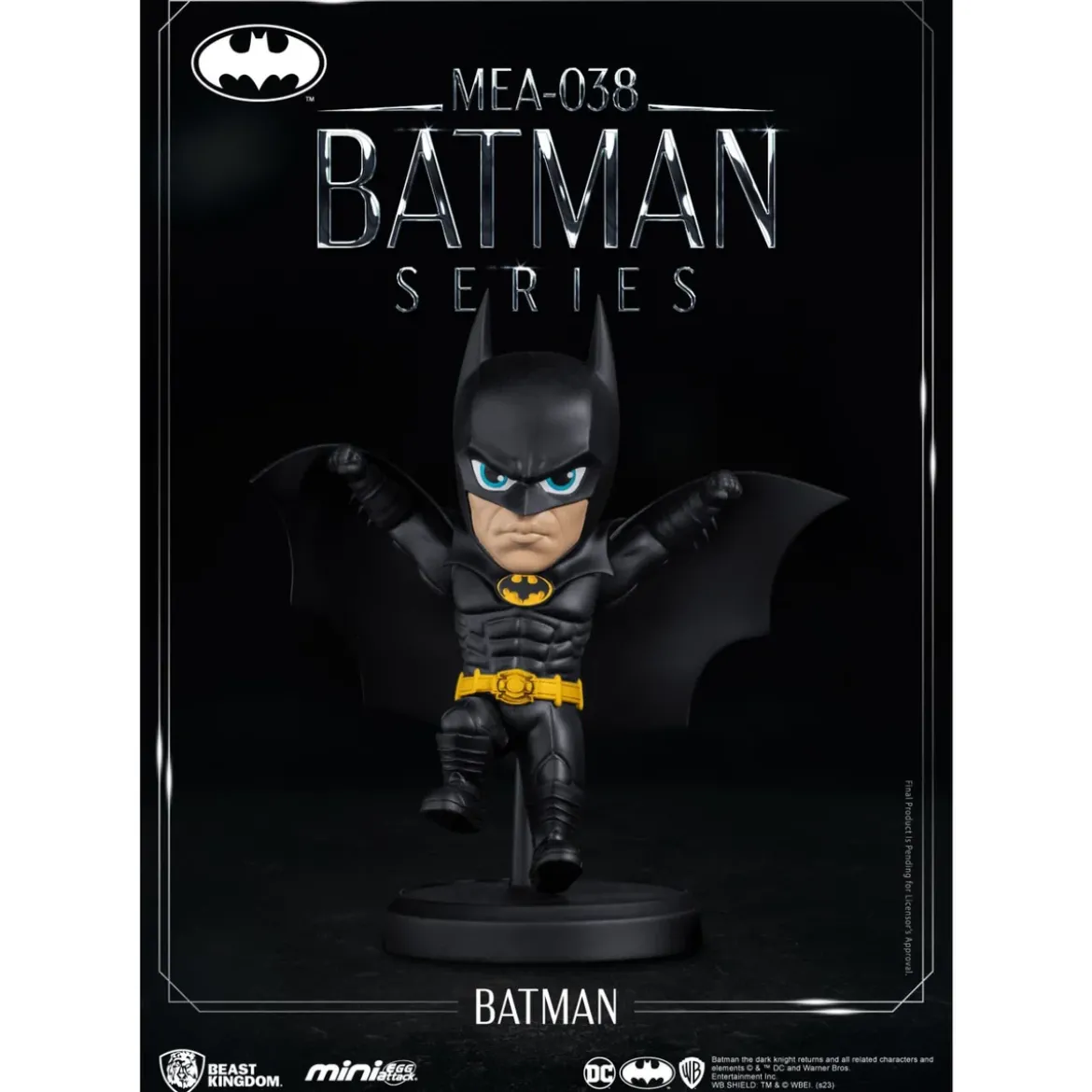 DC Comics Mini Egg Attack Figure Batman (1989 Film) 8 cm