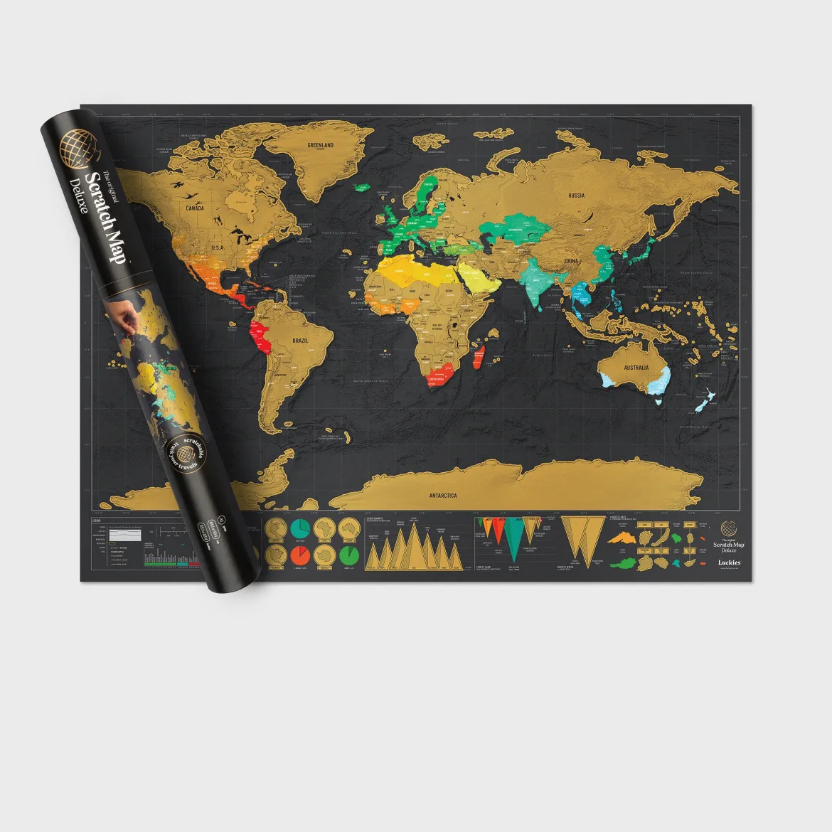 Delux Scratch Map
