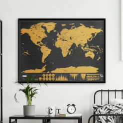 Delux Scratch Map