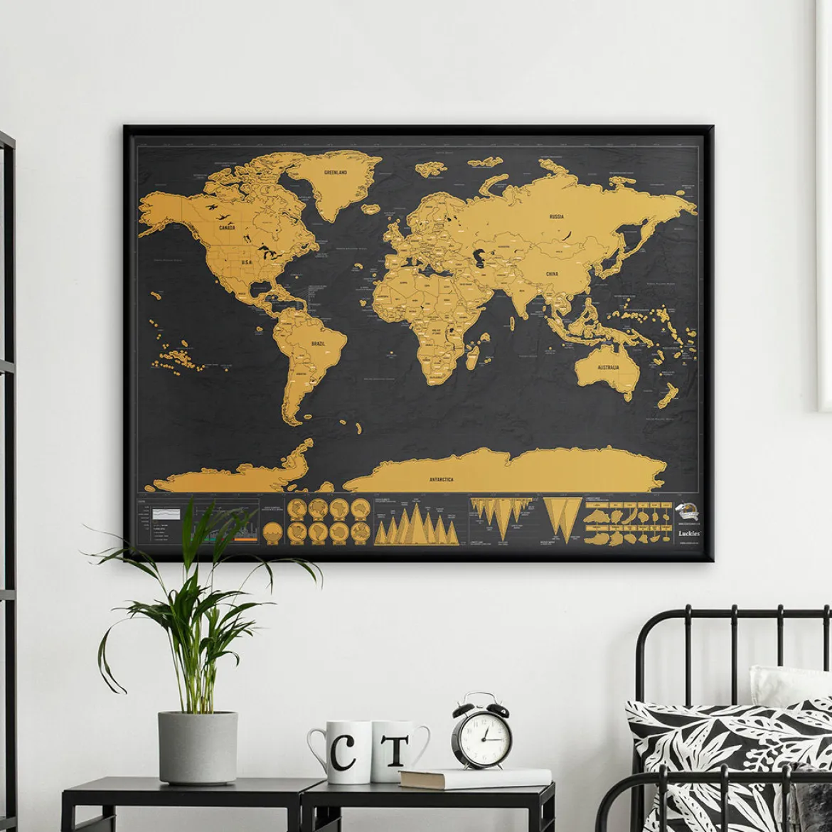 Delux Scratch Map