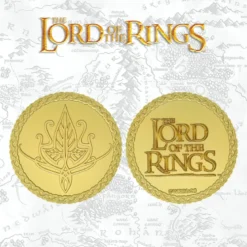 DUST! Lord Of The Rings 24k Gold Plated Medallion (Elven) - Zavvi Exclusive