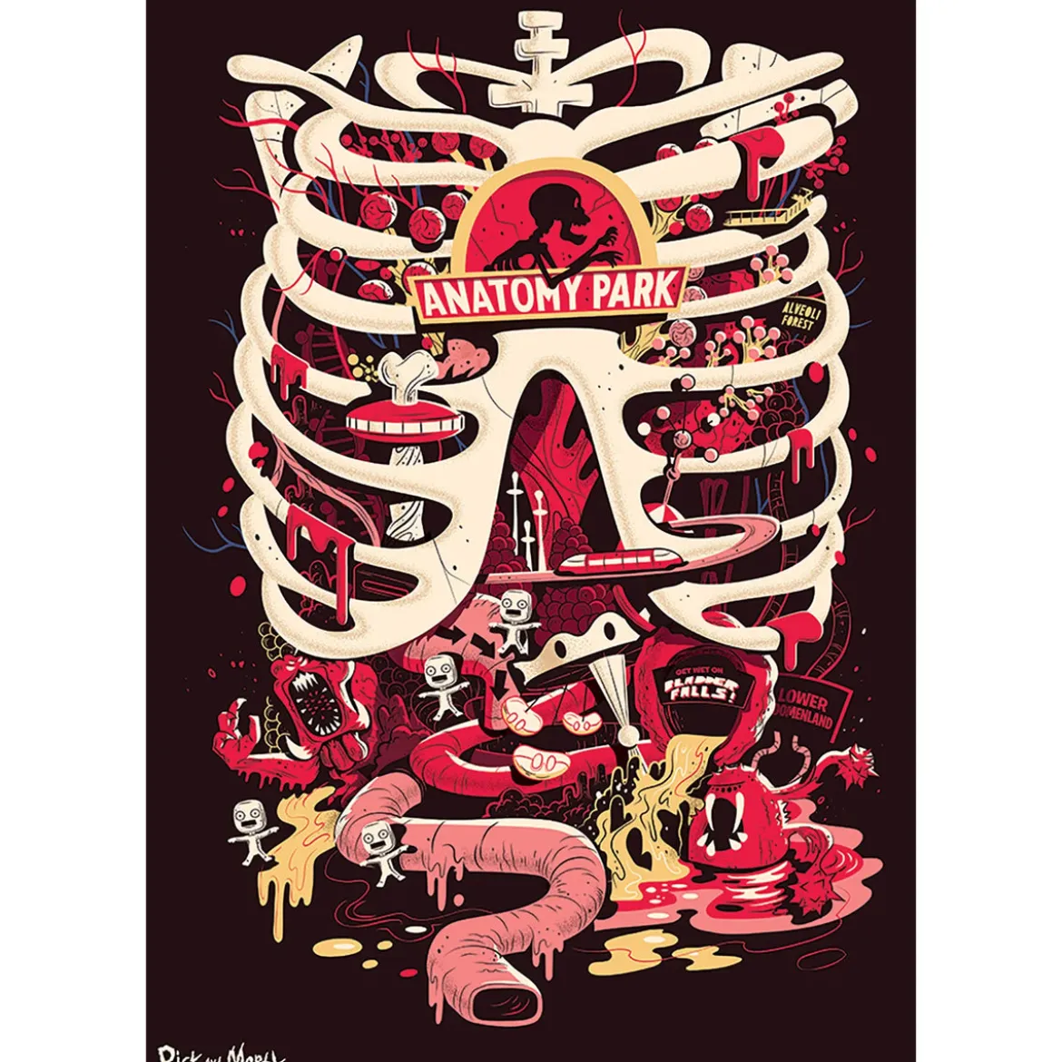 Dust! Rick & Morty Limited edtion art print