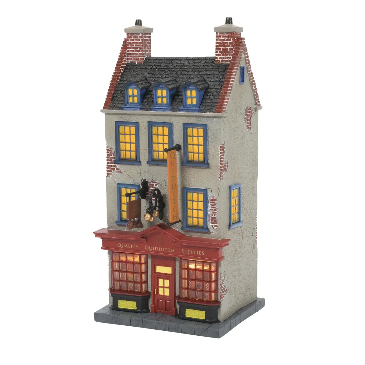 Enesco Harry Potter Illuminated Buildings Quality Quidditch Supplies (22cm)