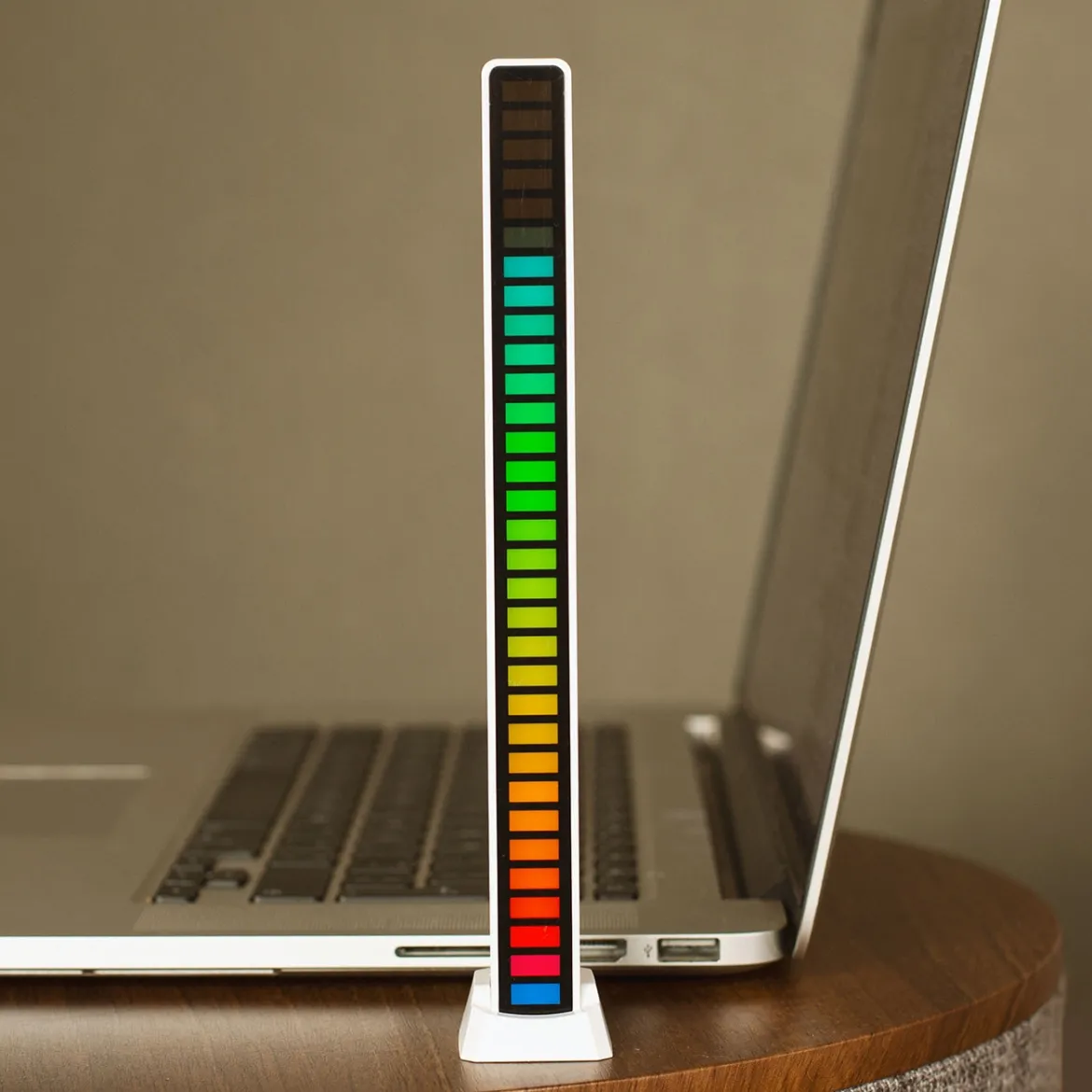 Equaliser Light Bar Multicolour Rechargeable Transform Sound to Light