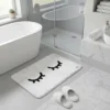 Eyelashes Bath Mat