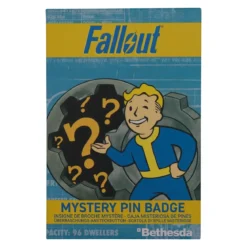 Fallout Mystery Pin Badge CDU Containing 12 Blind Boxes by Fanattik