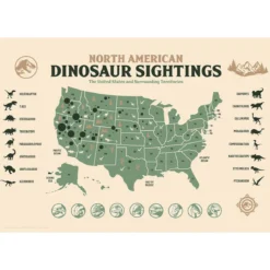 Fanattik Jurassic World - Dinosaur Sightings - Limited Edition Art Print