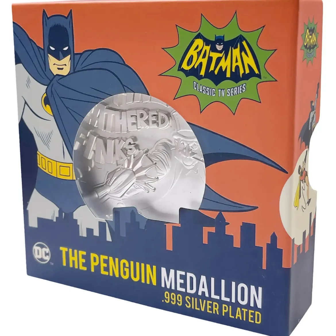 Fanattik The Penguin .999 Silver Plated Medallion