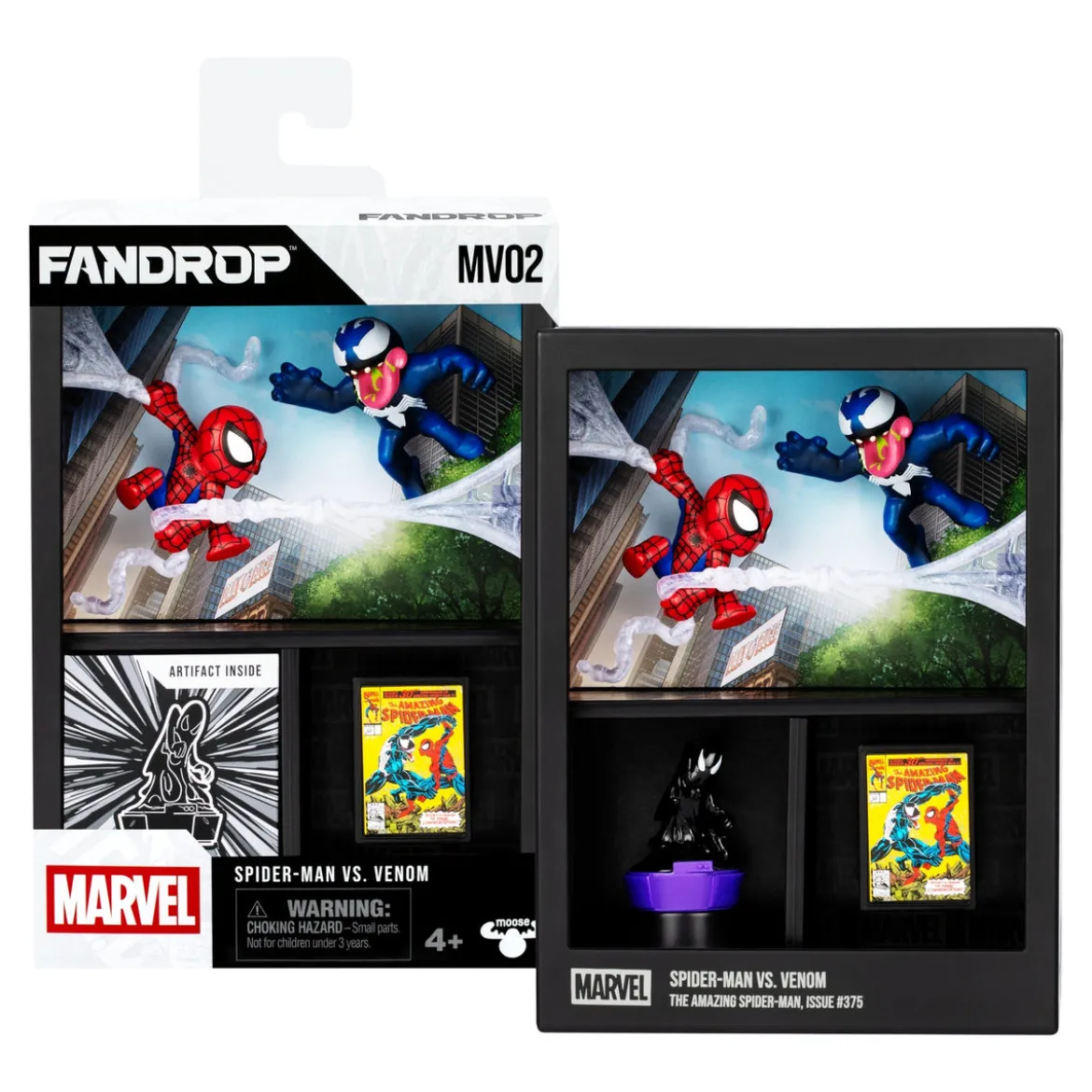 Fandrop Marvel Wave 1 Figure 2 Pack Spider-Man Vs Venom