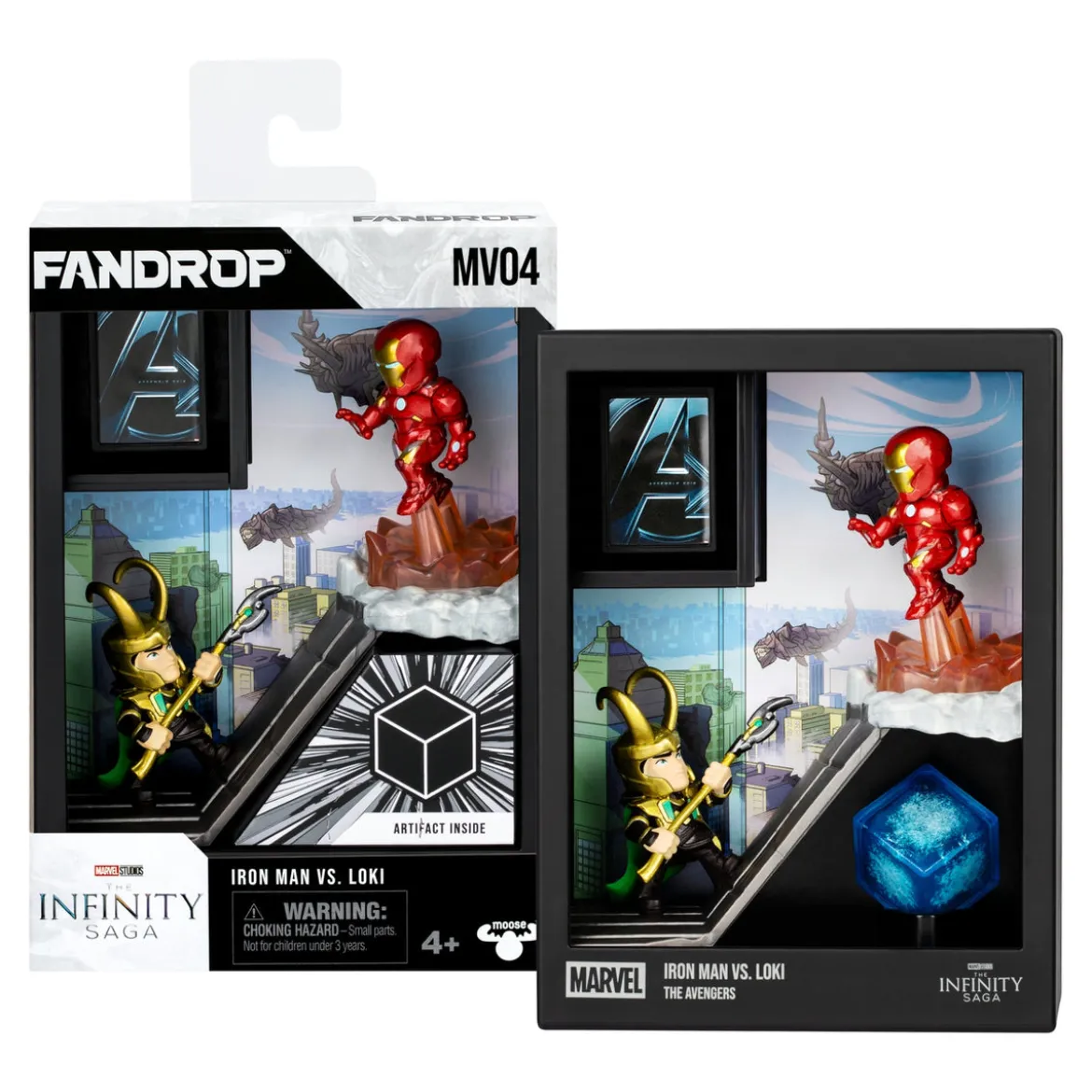 Fandrop Marvel Wave 1 Figure 2 Pack Iron Man Vs Loki