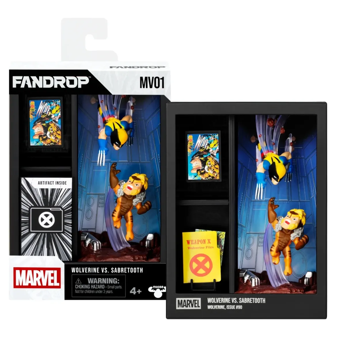Fandrop Marvel Wave 1 Figure 2 Pack Wolverine Vs Sabretooth