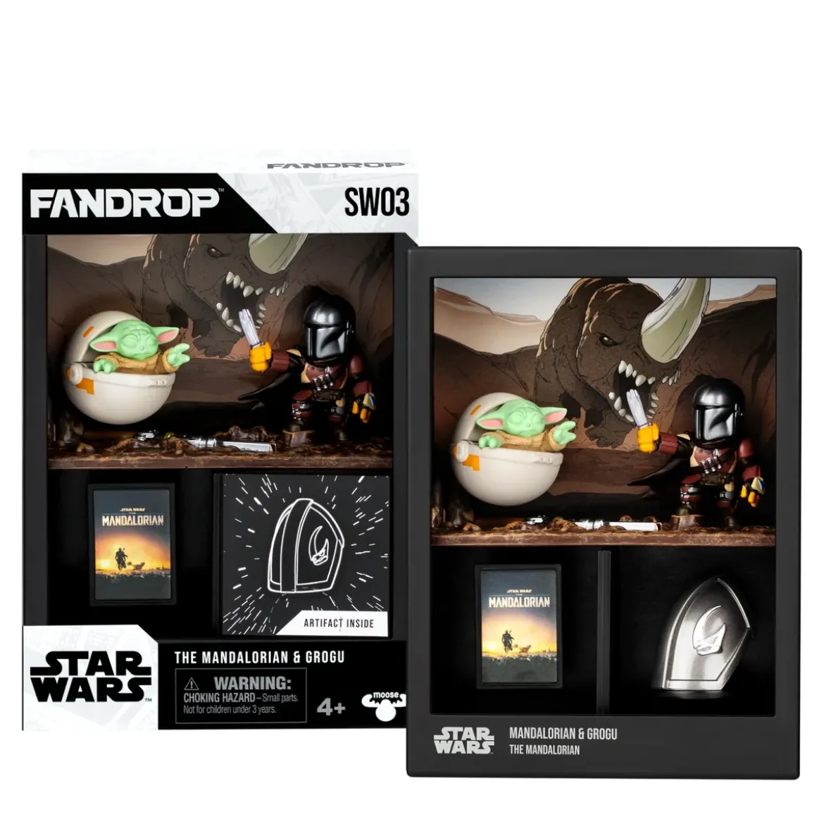 Fandrop Star Wars Wave 1 Figure 2 Pack Mandalorian And Grogu