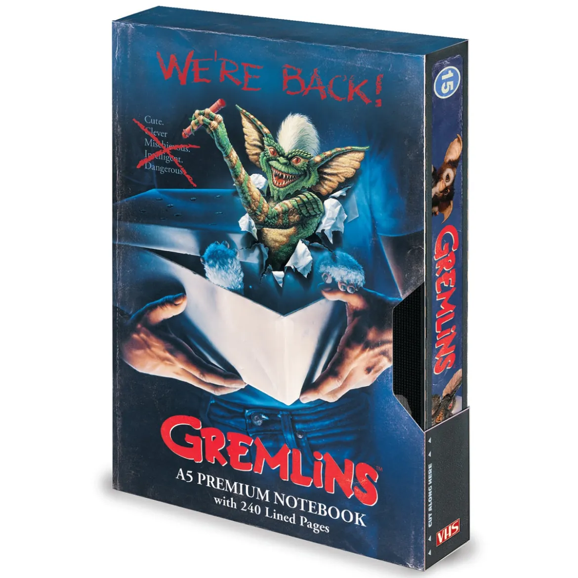 Gremlins We're Back A5 VHS Notebook