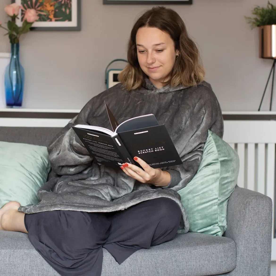 Grey Huggie Blanket