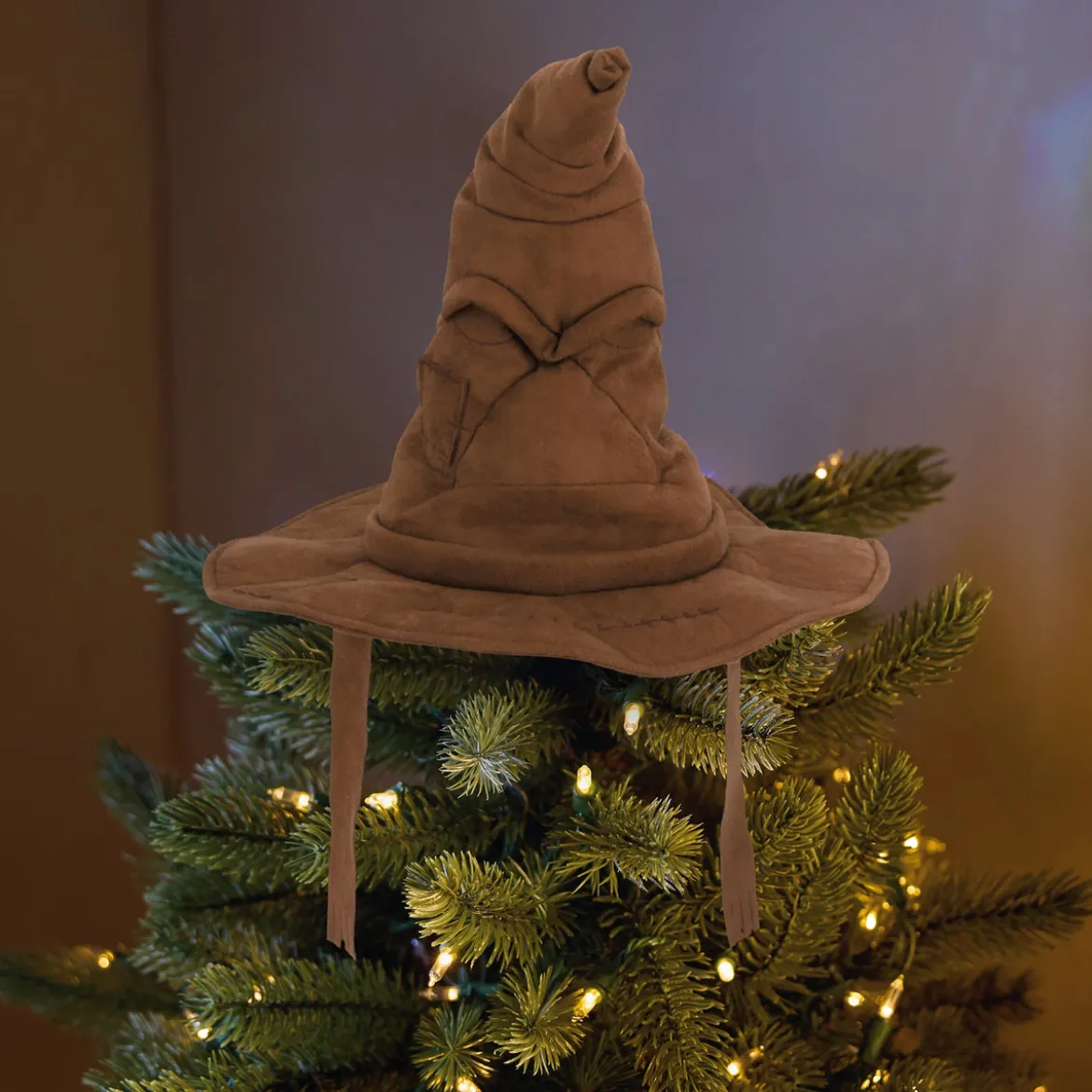 Hallmark Harry Potter Plush Christmas Tree Topper - Hogwarts Sorting Hat
