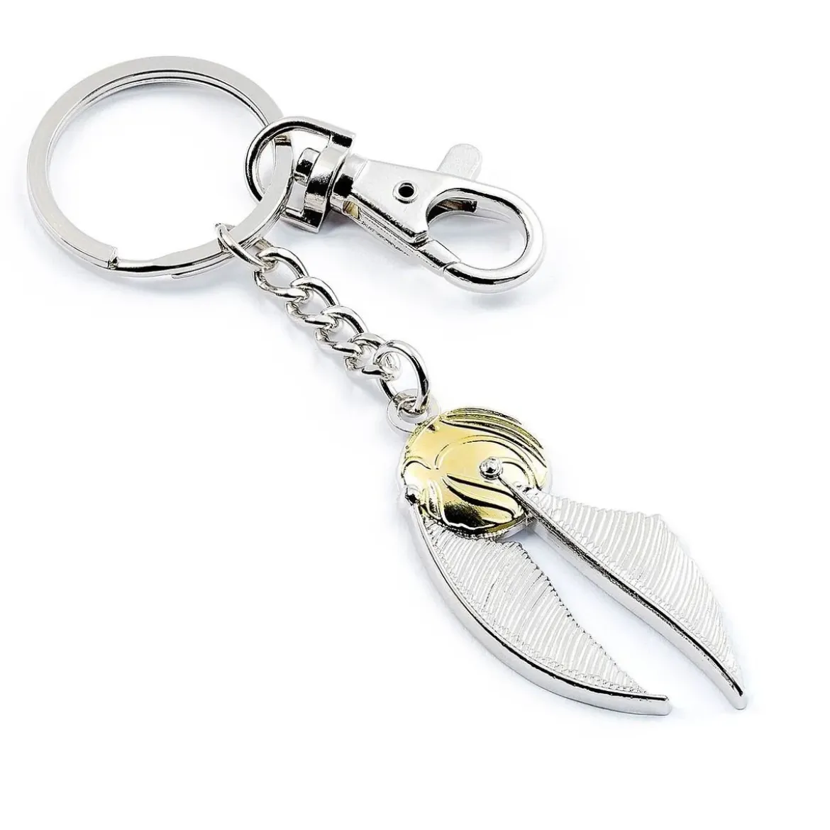 Harry Potter Golden Snitch Keyring and Pin Badge - Silver