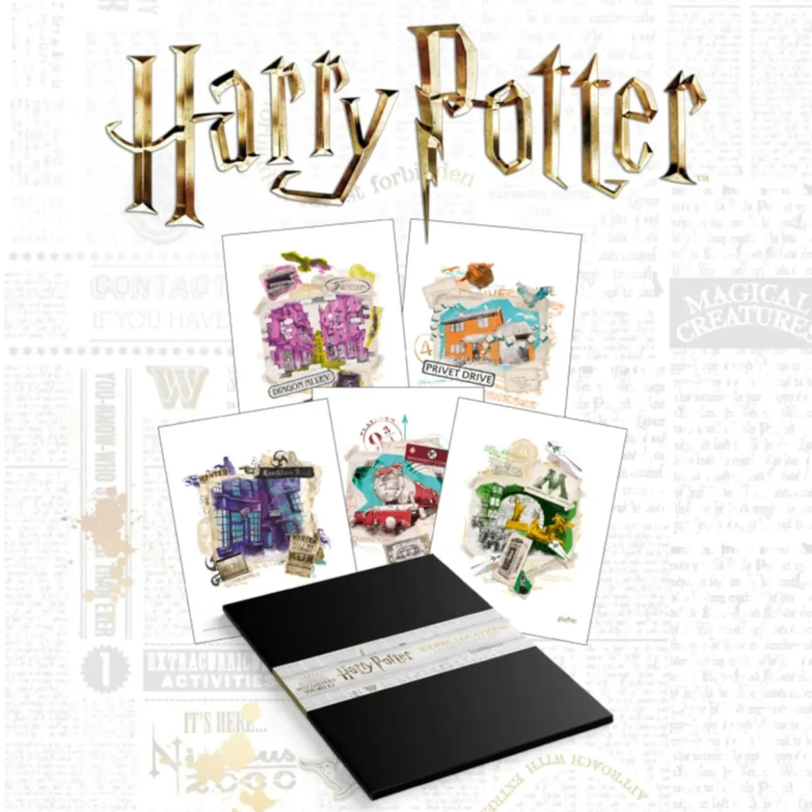Harry Potter Premium Lithograph Set of 10 Art Prints