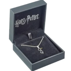 Harry Potter Sterling Silver Glasses and Lightning Bolt Necklace