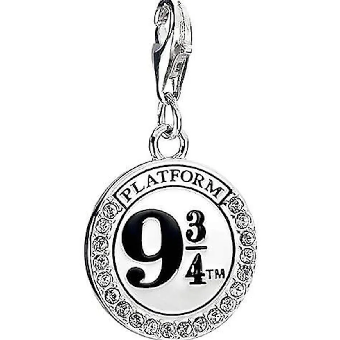 Harry Potter Sterling Silver Platform 9 34 Necklace Embellished with Swarovski Crystals
