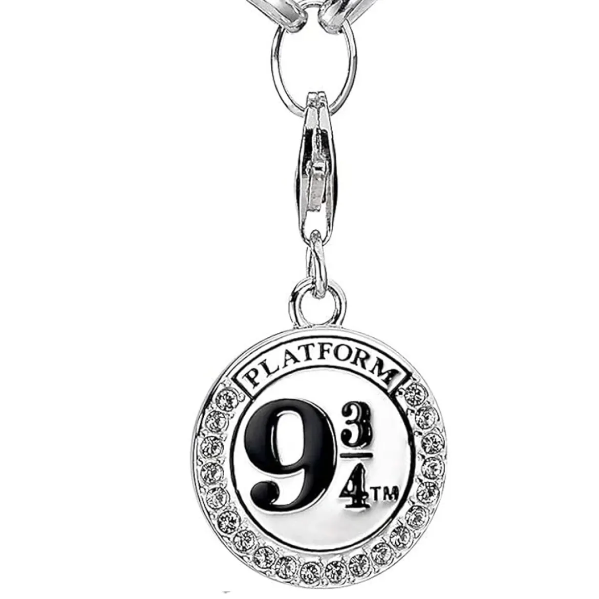 Harry Potter Sterling Silver Platform 9 34 Necklace Embellished with Swarovski Crystals