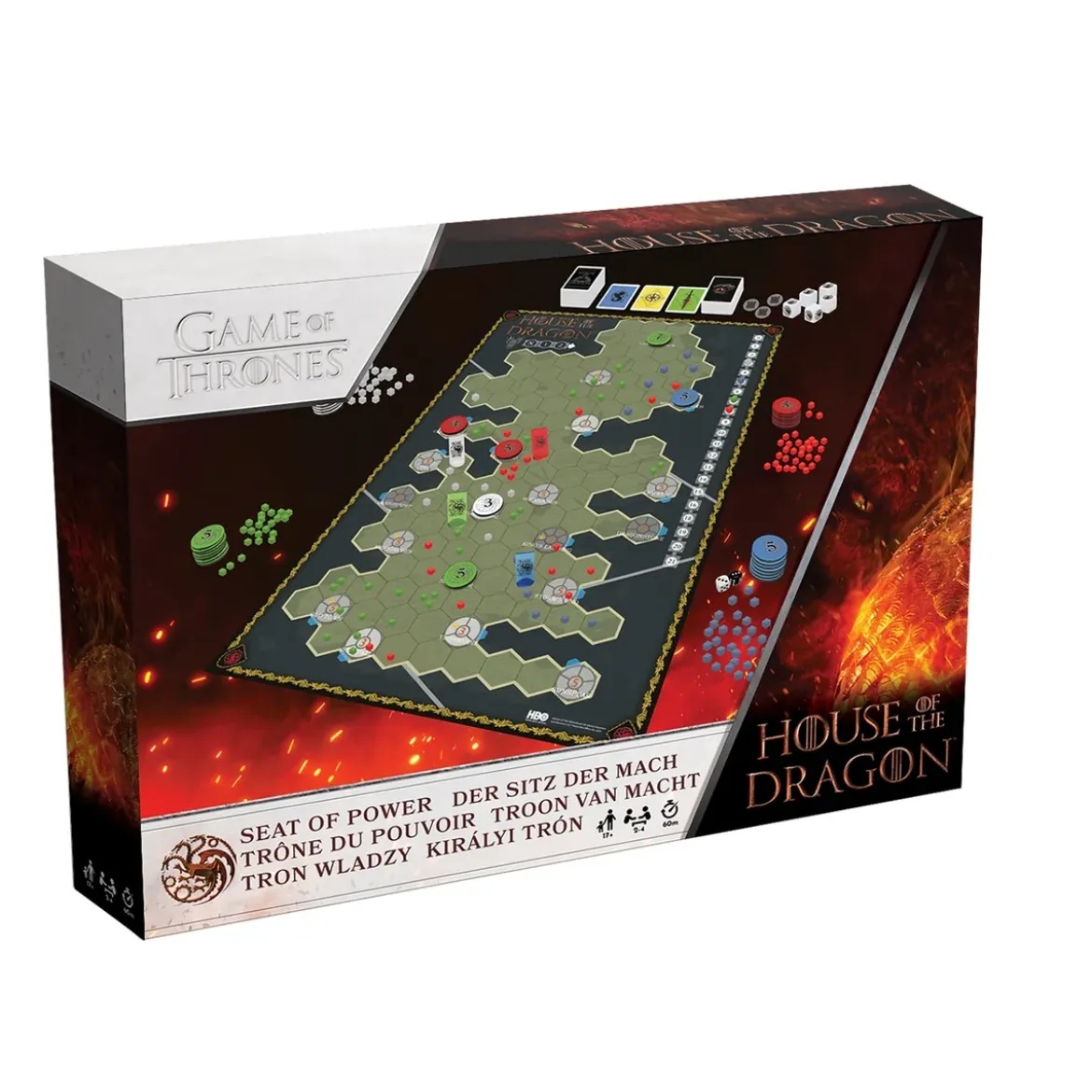 House Of The Dragon Seat Of Power Board Game
