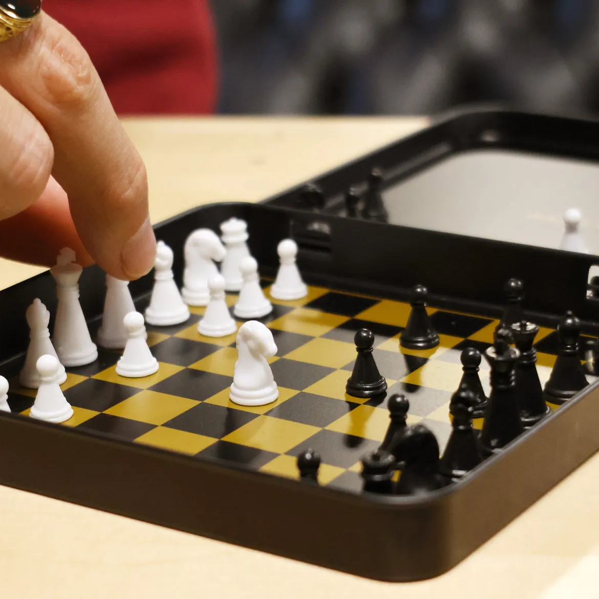 Iron & Glory Game On Travel Chess Set Game