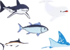 Iron On Patch Sea Creature Set
