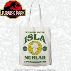 Jurassic Park Isla Nublar Tote Bag By Fanattik
