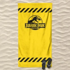 Jurassic Park Tape Beach Towel