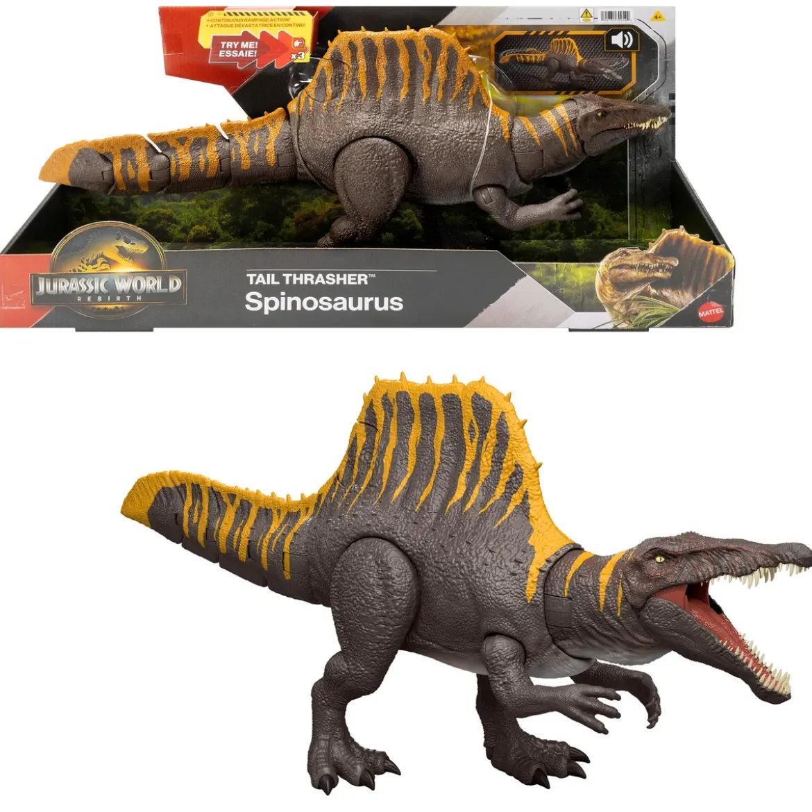Jurassic World Saga Feature Spinosaurus Dinosaur Figure
