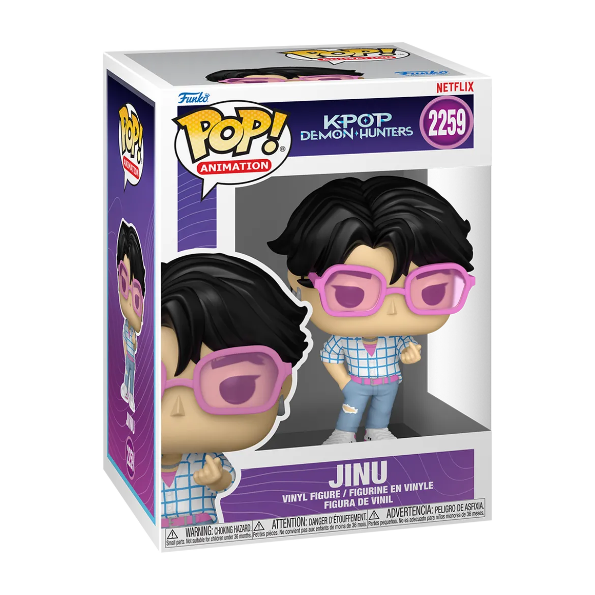 KPop Demon Hunters Jinu Funko Pop! Animation with chase