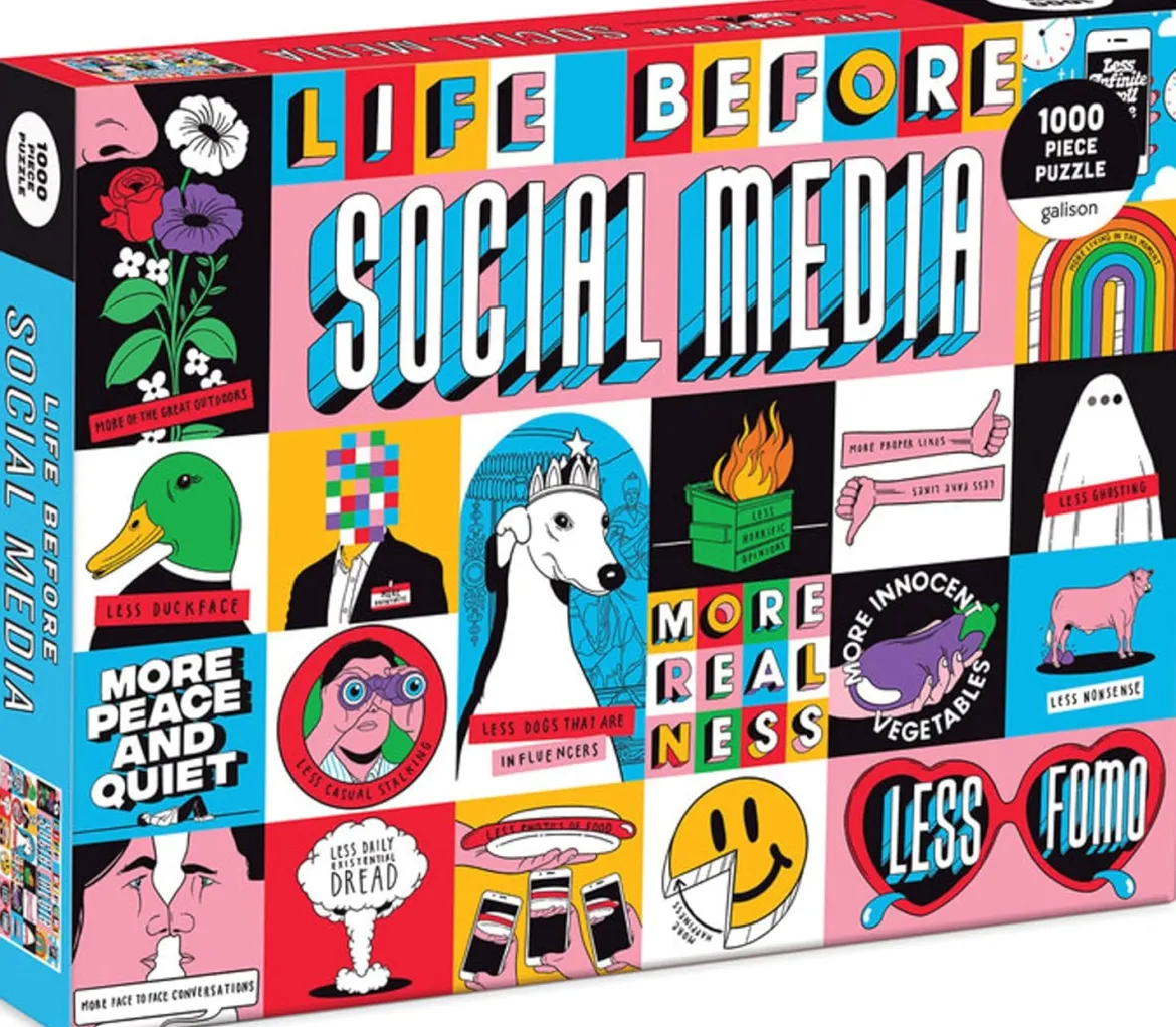 Life Before Social Media Jigsaw Puzzle