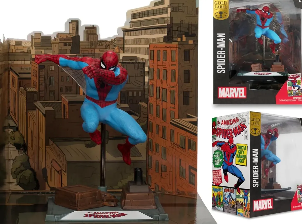 MARVEL COLLECTION 1:10TH WV2 - SPIDER-MAN (THE AMAZING SPIDER-MAN #68) (GOLD LABEL)